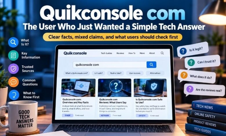 Quikconsole com